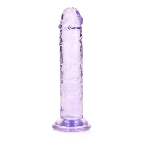 Żelowe przezroczyste dildo realistyczne z przyssawką RealRock 14,5 cm RealRock