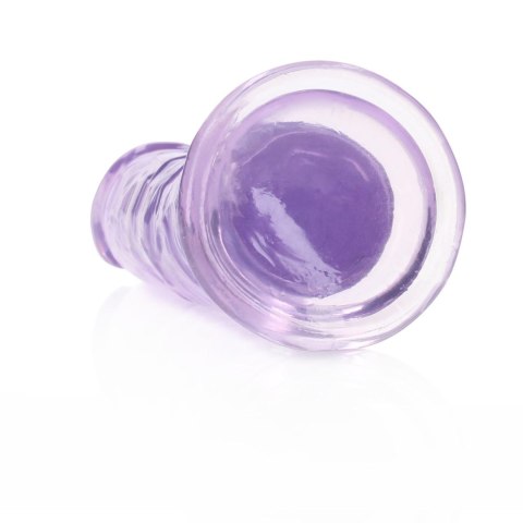 Żelowe przezroczyste dildo realistyczne z przyssawką RealRock 14,5 cm RealRock