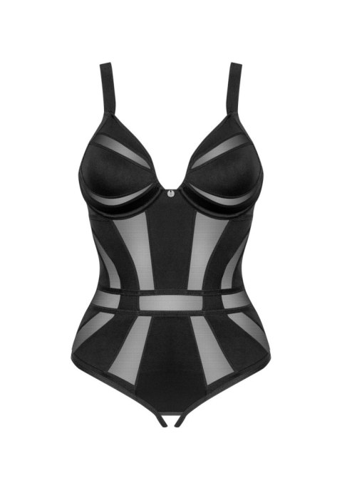 Body otwarte Obsessive Chic Amoria czarne XS/S Obsessive