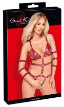 Body z paskami Bad Kitty czerwone XL Bad Kitty