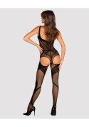 Bodystocking siateczkowy otwarty Obsessive G336 czarny S/M/L Obsessive