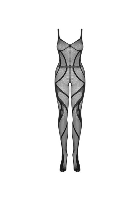 Bodystocking siateczkowy otwarty Obsessive G336 czarny S/M/L Obsessive