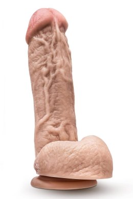 Dildo realistyczne Dr Skin Mr D beżowe z jądrami 21,6 cm Blush