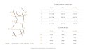 Koszulka i stringi Obsessive Donarella czarny XL/2XL z chokerem Obsessive