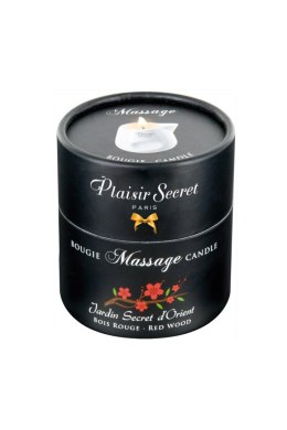 Świeca do masażu Plaisir Secret czerwone drewno 80ml Plaisir Secret