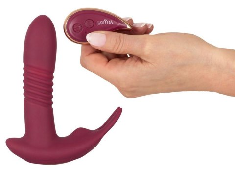 Wibrator Javida RC hands free silikonowy z pilotem USB JAVIDA