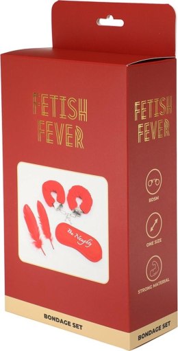 Zestaw bondage Fetish Fever czerwony 4 elementy Fetish Fever