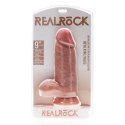 Dildo realistyczne RealRock extra grube z moszną 23 cm RealRock
