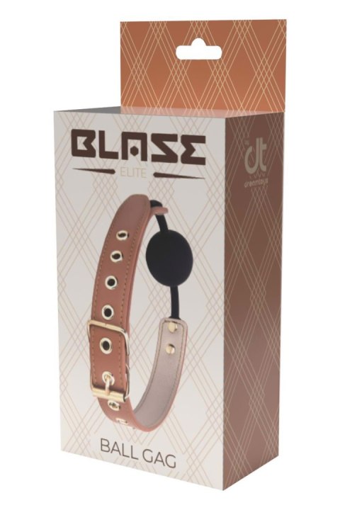 Knebel Blaze Elite koniakowy silikonowy 4,7 cm Dream Toys