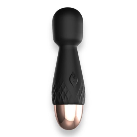 Mini wibrator wand Power Escorts silikonowy czarny USB 11,6 cm Power Escorts