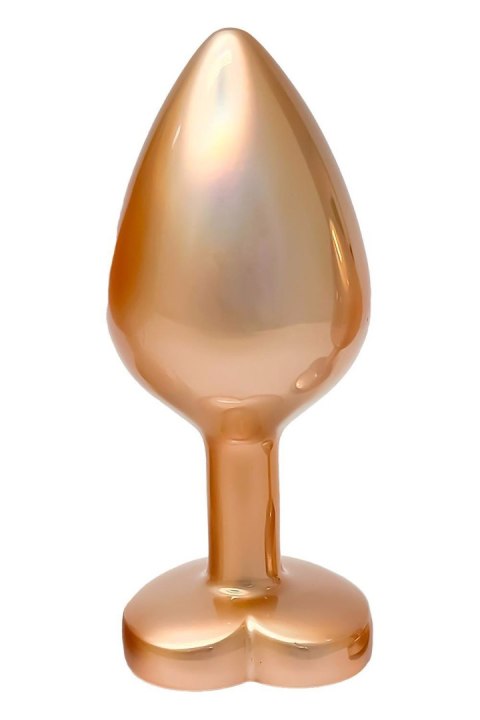 Korek analny Gleaming Love złoty matowy średni Dream Toys