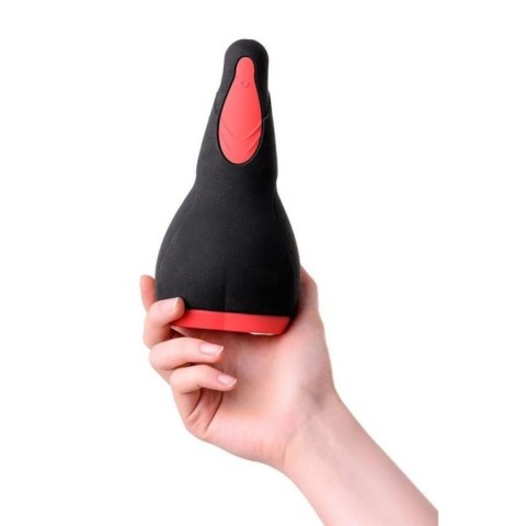 Masturbator silikonowy Erotist Eruption czarny 18,5 cm Erotist