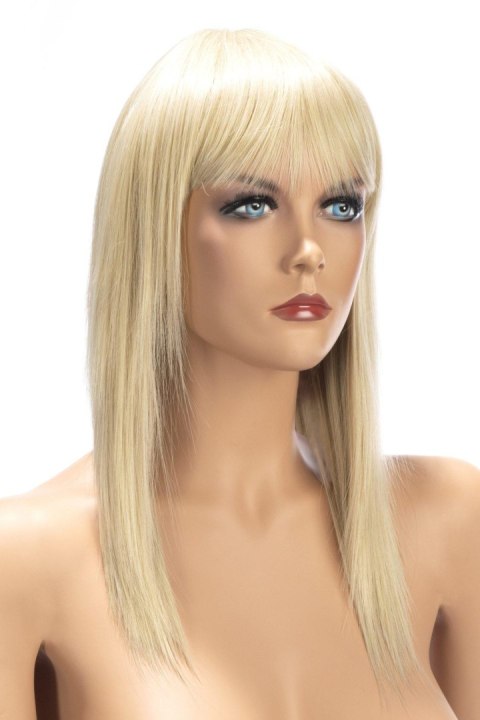Peruka Allison długa blond z grzywką World Wigs WORLD WIGS