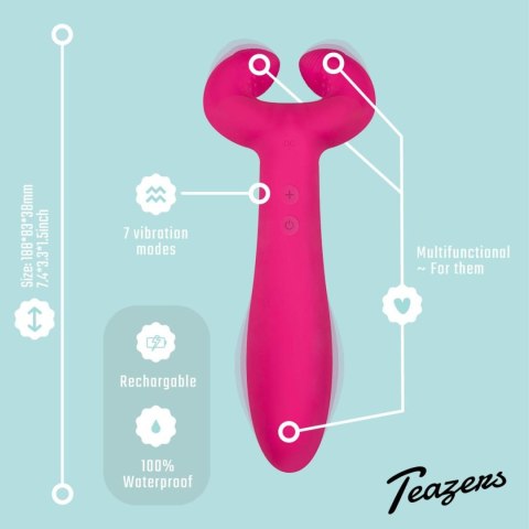 Wibrator podwójny dla par Teazers USB Teazers