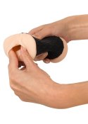 Masturbator Nature Skin z pochwą i odbytem skóra 14 cm Nature Skin
