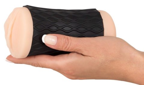 Masturbator Nature Skin z pochwą i odbytem skóra 14 cm Nature Skin