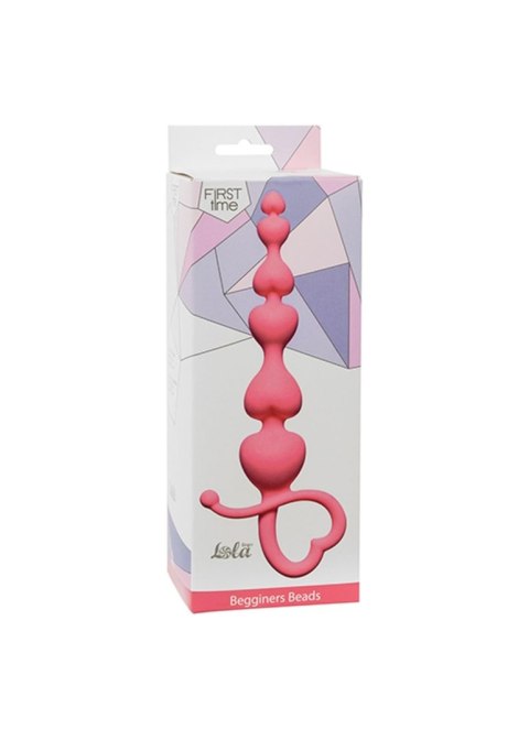 Początkujące kulki analne silikonowe Lola Toys różowe 18 cm Lola Toys