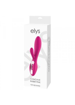 Wibrator króliczek Concave Rabbit Elys różowy USB wodoodporny Elys