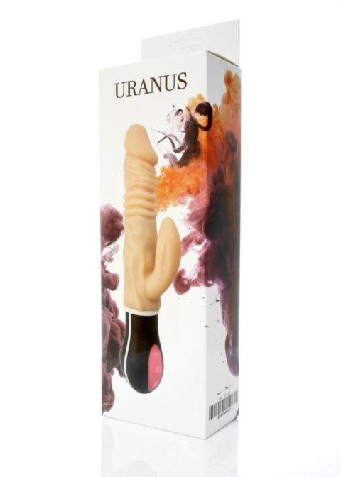 Wibrator realistyczny Uranus cyber skóra USB posuwisto-zwrotny rotacyjny B - Series Weather