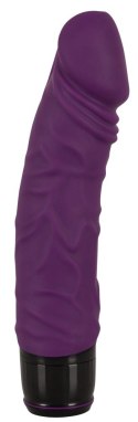 Wibrator realistyczny Vibra Lotus fioletowy 20 cm Vibra Lotus