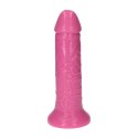 Dildo cyberskórzane Sansone Toyz4lovers różowe 25,5 cm Toyz4lovers