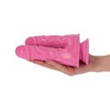 Dildo podwójne Caino e Abele różowe PVC 15.5 cm Toyz4lovers
