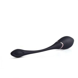 Jajko wibrujące Toyz4lovers silikonowe czarne z pilotem 17 cm Toyz4lovers