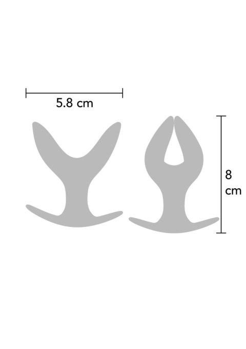 Korek analny rozszerzający się Hidden Desire Anchor czarny 8 cm Hidden Desire