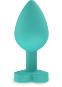 Korek analny silikonowy Twój tyłek jest mój ToyJoy zielony 8.5 cm TOYJOY