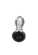 Korek analny wibrujący ToyJoy srebrny stal nierdzewna USB TOYJOY