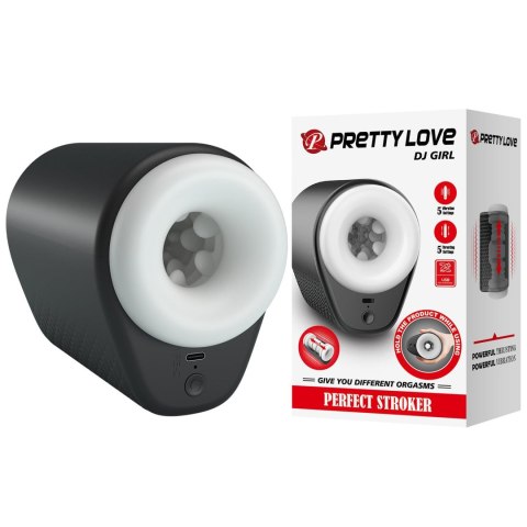 Masturbator waginy Pretty Love DJ Girl z wibracją i posuwami Pretty Love