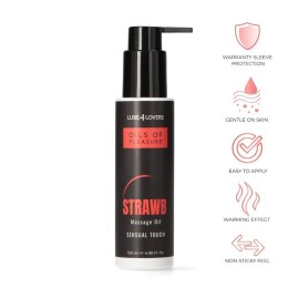 Oils of Pleasure - Strawberry Massage Oil 120 ml Lube4lovers