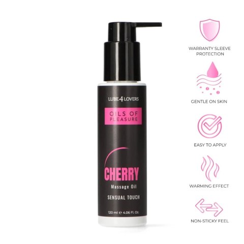 Olejek do masażu wiśniowy Oils of Pleasure 120 ml Lube4lovers