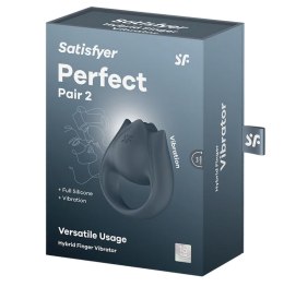 Pierścień wibrujący 2w1 silikonowy Satisfyer Perfect Pair 2 USB wodoodporny Satisfyer