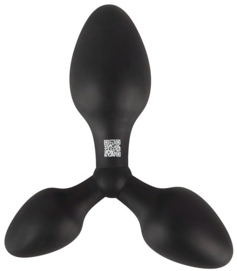 Potrójny korek analny Black Velvets silikonowy 13 8 cm Black Velvets