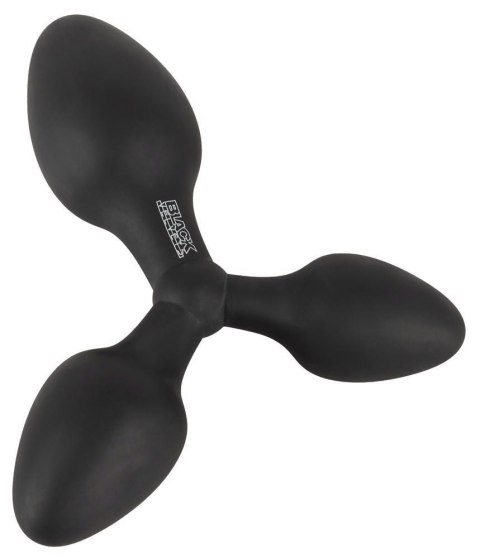 Potrójny korek analny Black Velvets silikonowy 13 8 cm Black Velvets