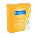 Prezerwatywy Pasante Naturelle nawilżane bez plemnikobójczego 3 szt Pasante