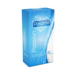 Prezerwatywy prążkowane Pasante Ribbed Passion 12 szt Pasante