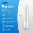 Prezerwatywy prążkowane Pasante Ribbed Passion 3 szt 19 cm Pasante