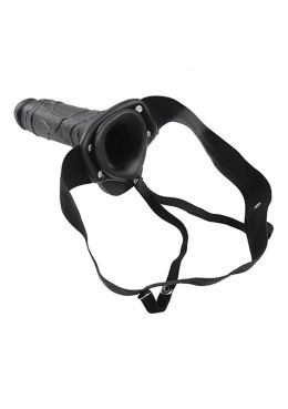 Proteza penisa Real Rapture czarna 20.5 cm z jądrami Real Rapture