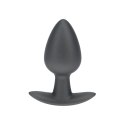 Silikonowy korek analny Ouch medium metaliczny 79 cm Ouch!