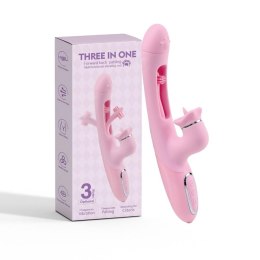 Trzyfunkcyjny silikonowy wibrator B Series Lyla USB wodoodporny B - Series Lyla