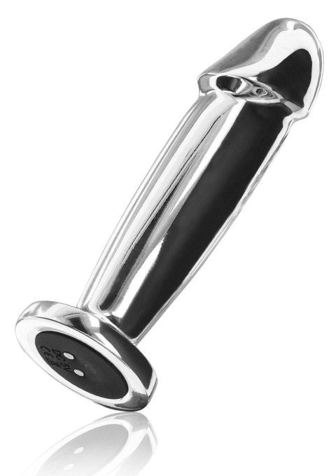 Wibrujący korek analny stal nierdzewny ToyJoy srebrny 11.8 cm USB TOYJOY