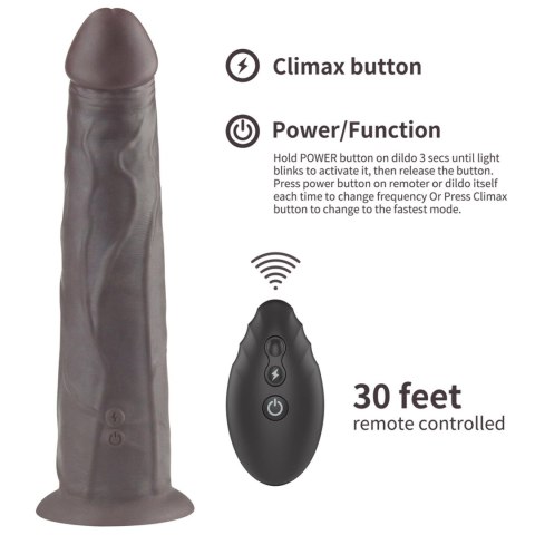 9-calowy dwuwarstwowy rotator z platynowego silikonu Lovetoy