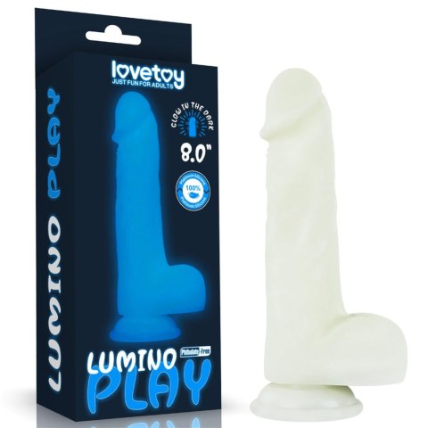 Dildo Lovetoy Lumino Play silikonowe świecące 20 cm Lovetoy