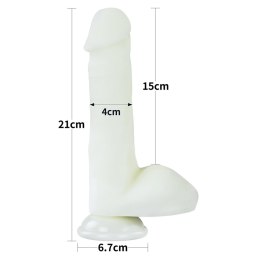 Dildo Lovetoy Lumino Play silikonowe świecące 20 cm Lovetoy