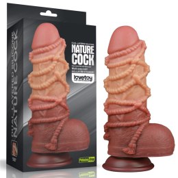 Dildo dwuwarstwowe Lovetoy silikonowe 24 cm Lovetoy