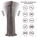 Dildo realistyczne dwuwarstwowe Lovetoy 20 cm obrotowe USB Lovetoy