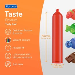 Pasante Flavours/Taste Condoms 3 psc Pasante