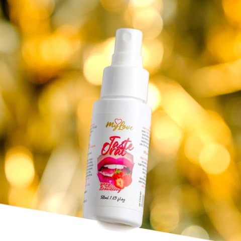 Spray do seksu oralnego MyLove truskawkowy 50 ml MyLove